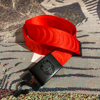 SPITFIRE  BIGHEAD CUT OUT JACQUARD SWIRL WEB BELT