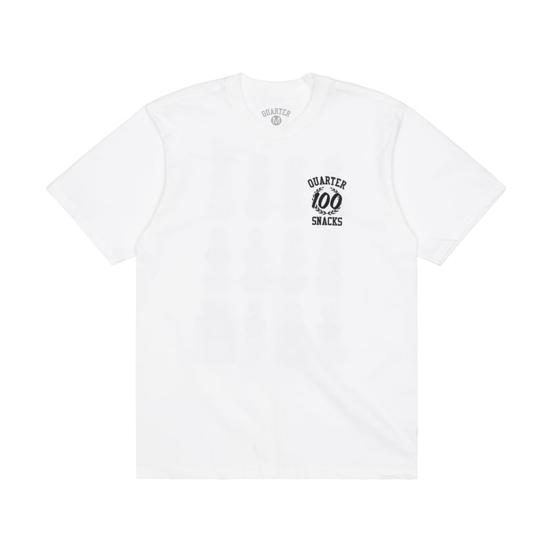 QUARTERSNACKS ANNIVERSARY TEE-WHITE | DPRTMENT