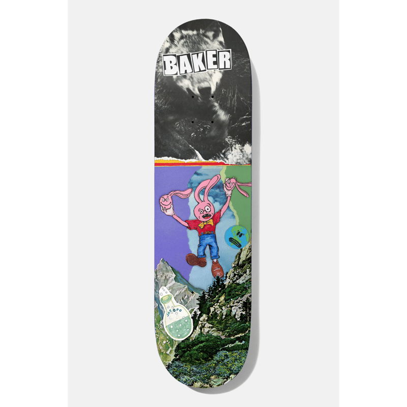 BAKER SKATEBOARDS Jacopo Desk Shrapnel Deck 8.