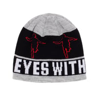 HOCKEY  EYES WITHOUT A FACE BEANIE - Gray Black Red