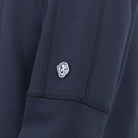 DANCER  Panel Pique Crewneck Navy