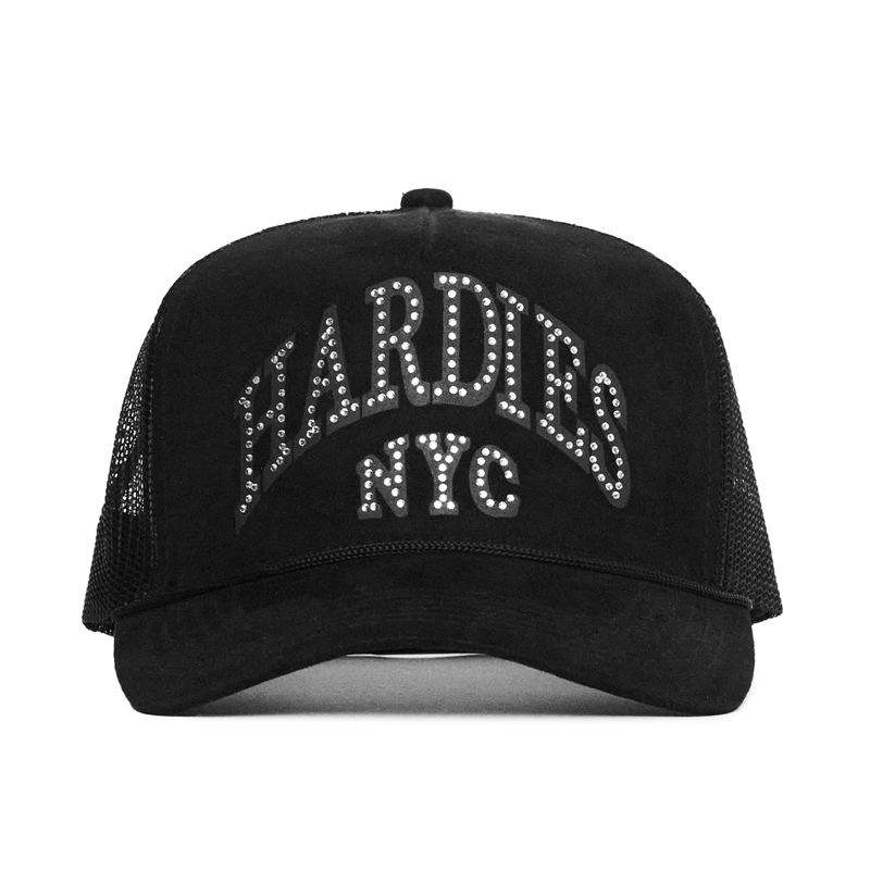 帽子 HARDIES NYC TRUCKER HATS SUEDE-BLACK HARDIES NYC CURVE TRUCKER HATS SUEDE-BLACK | D