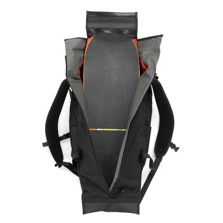 VAGA  Wedge 3G Skateboard-Packable Backpack-BLACK