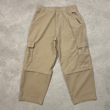 YARDSALE  Phantasy Ripstop Cargo Zip-off Shorts (Beige)