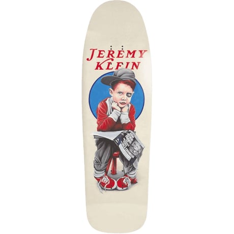 WORLD INDUSTRIES JEREMEY KLEIN BLACK EYE KID EX7 SLICK REISSUE DECK