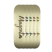 Magenta Skateboard BRUSH TEAM BOARDS 7.625"