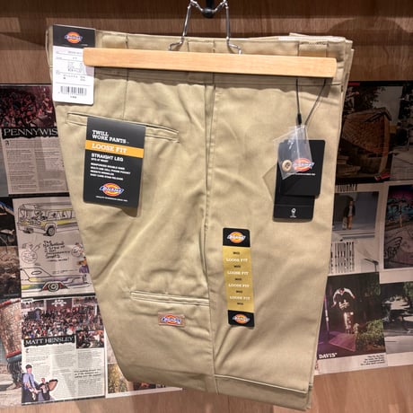 DICKIES ORIGINAL DOUBLE KNEE WORK PANTS / Khaki