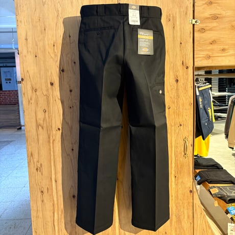 DICKIES ORIGINAL DOUBLE KNEE WORK PANTS / Black