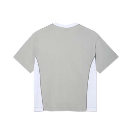 POLAR SKATE CO.  Surf Panel Tee - Silver/White