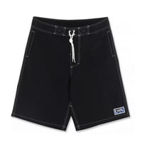 POLAR SKATE CO.  SPIRAL SURF SWIM SHORTS / Black