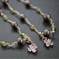 テラヘルツ＆ペリドット　オーダーアンクレット