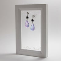 テラヘルツｘチェコビーズのしずく　No.40