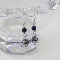 ラピスラズリｘテラのピアス　No.64