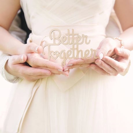 レターケーキトッパー™　Better Together