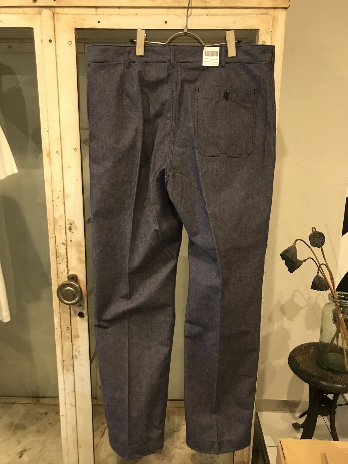新品 デッドストック フランス軍 デニム トラウザー | lathe's STORE