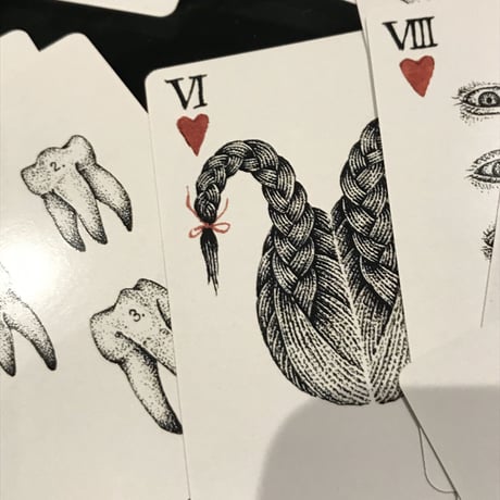 GREEN EYED CREATION PLAYING CARD