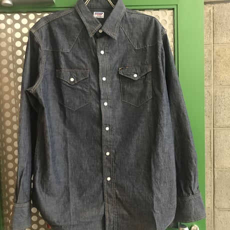 DUBBLE WORKS WESTERN SHIRTS NAVY