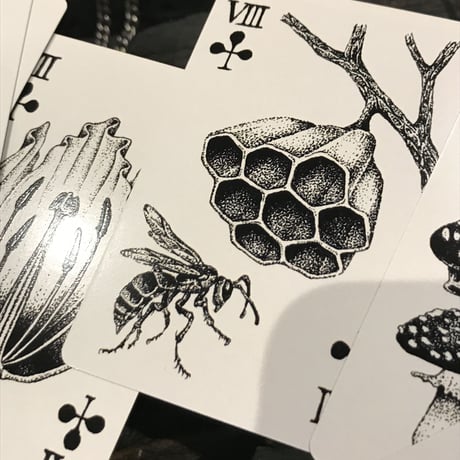 GREEN EYED CREATION PLAYING CARD