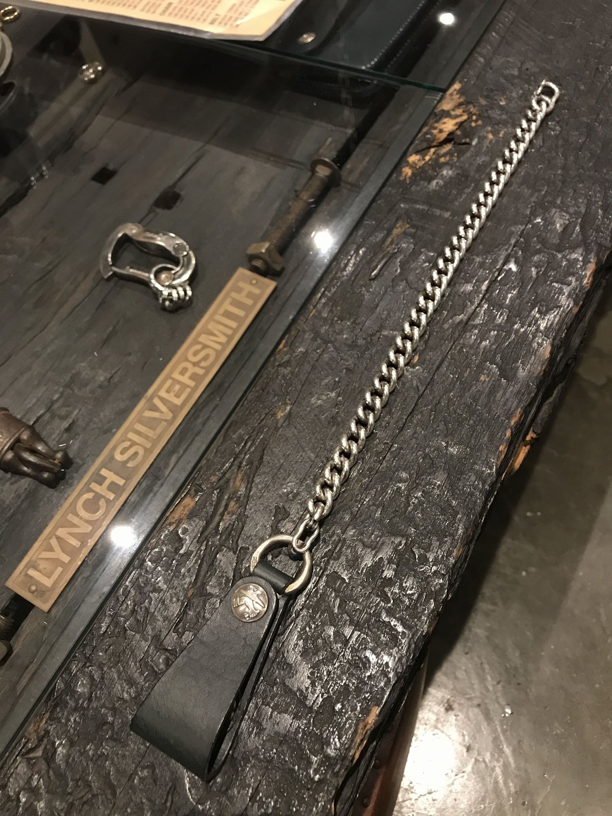 LYNCH SILVERSMITH CHAIN C350✖️30cm＋MINI HOOK(チ