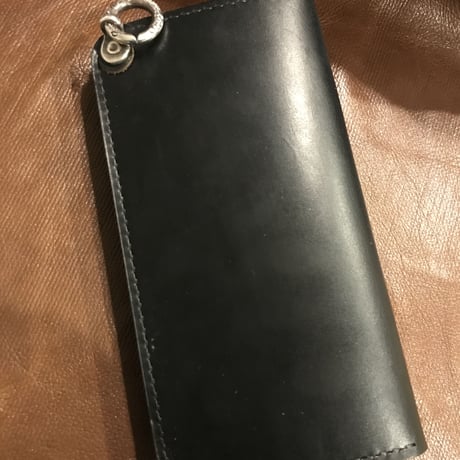 LYNCH SILVERSMITH DEVELOP BIKER WALLET BRIDLE LEATHER