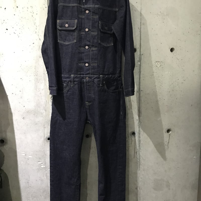 ふ*ま様 RCS CLOTHINGセルビッチ XX デニムツナギオールインワ