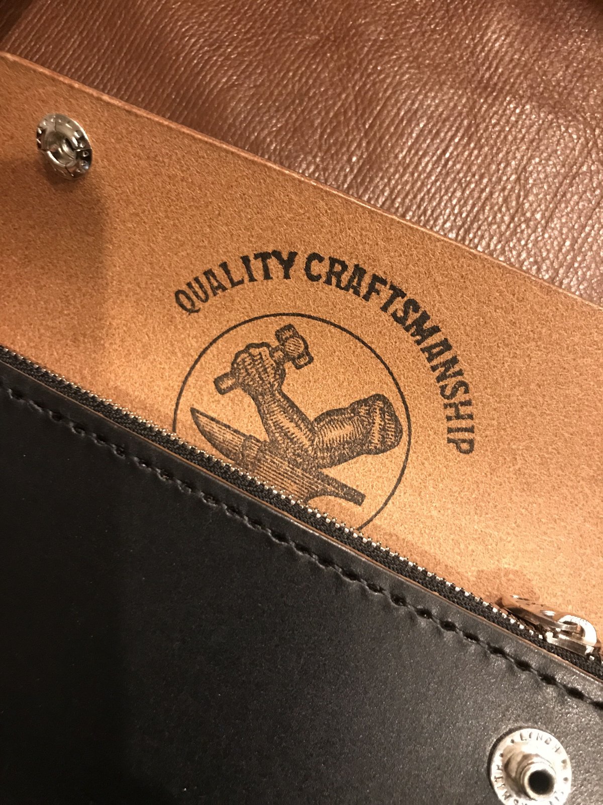 小物 Lynch Silversmith Biker Wallet LYNCH SILVERSMITH BIKER WALLET BRIDLE LEATHER |