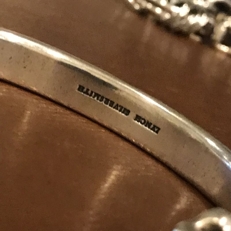 リンチシルバースミス”SCALE CUFFS BANGLE” Lサイズ LYNCH SILVERSMITH SCALE CUFFS – grandguignol