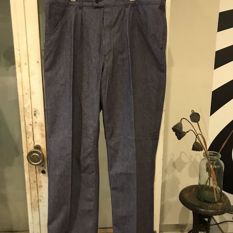 新品 デッドストック フランス軍 デニム トラウザー