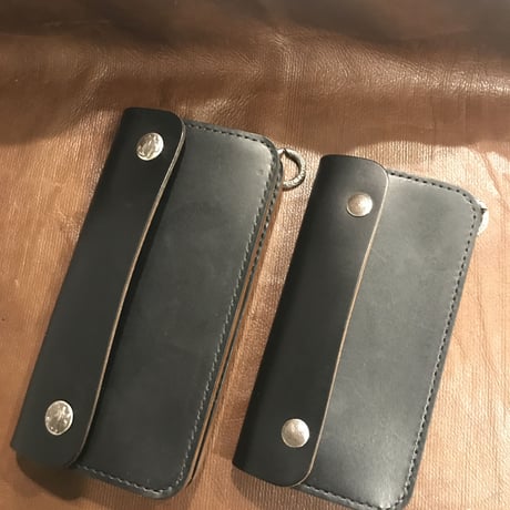 LYNCH SILVERSMITH DEVELOP BIKER WALLET BRIDLE LEATHER