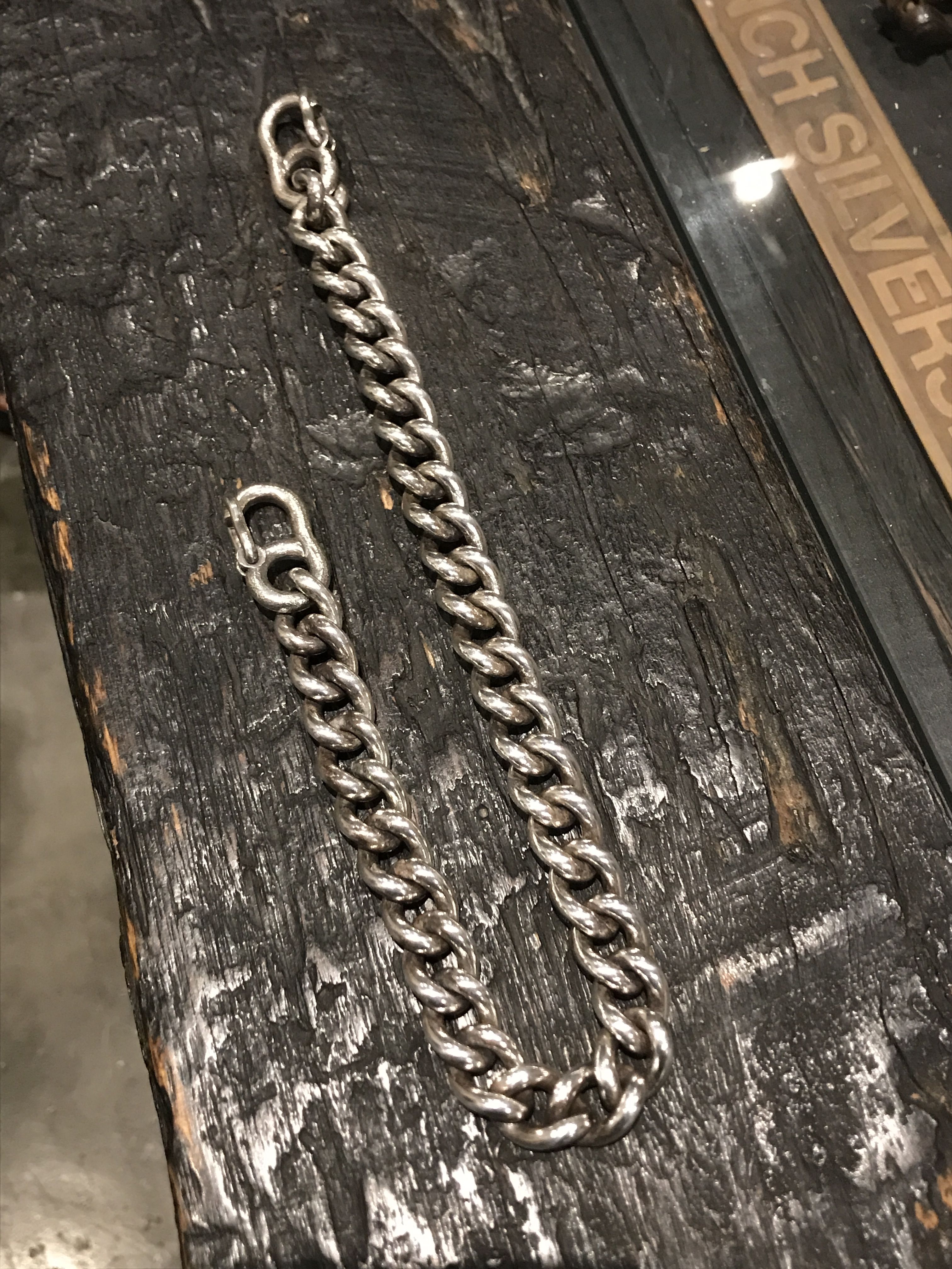 LYNCH SILVERSMITH CHAIN C350✖️30cm＋MINI HOOK(チ