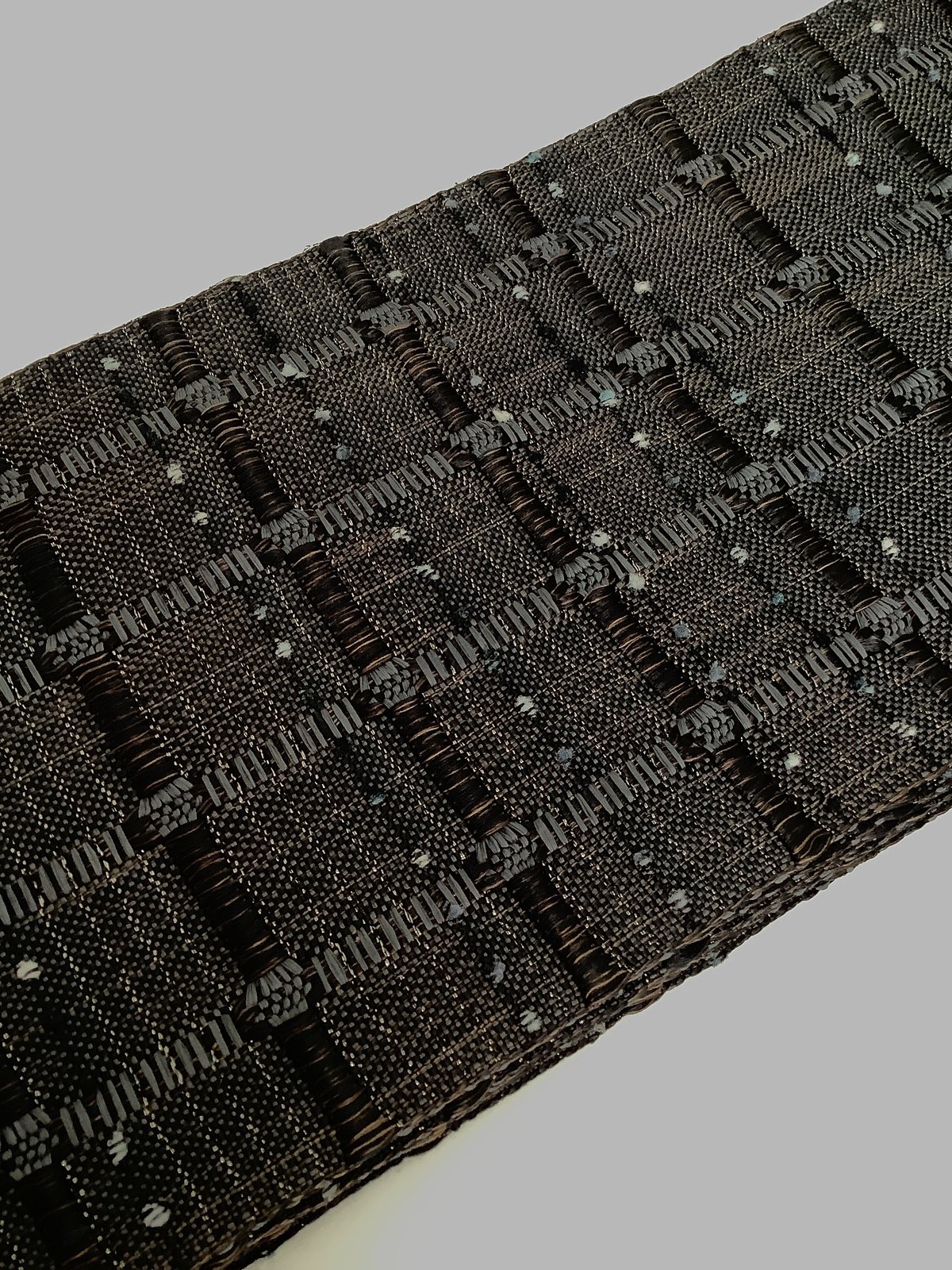 近賢織物 半幅帯 スパーク(モノトーンモール) | 坂本呉服店