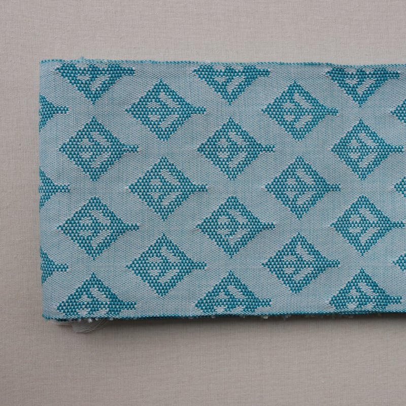 半幅帯 つばらつばら blue forest | 坂本呉服店