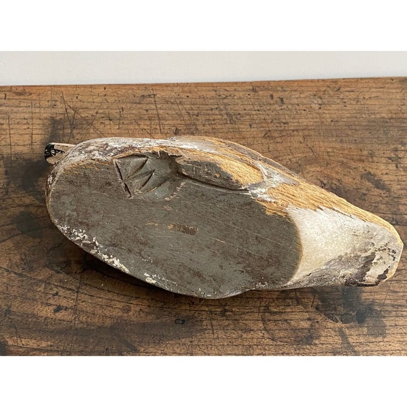 フォークアート アメリカ木工美術 1900年代初期 デコイ一対