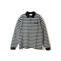 HC BORDER "BIG" LS POLO (BLK)