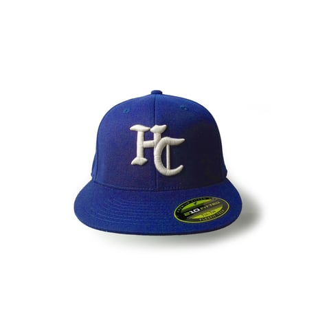 HC LOGO CAP Fitted ”Solid”  (R/BLU)