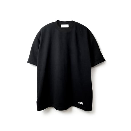 Circle logo 3 SS TEE 6.5oz USA Cotton (BLK)
