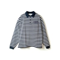 HC BORDER "BIG" LS POLO (NAVY)