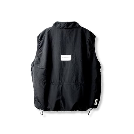 Circle logo 3 nylon vest  (BLK)