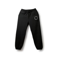 Circle logo 14oz Heavy Fleece Sweat pt USA Cotton (BLK)