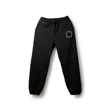 Circle logo 14oz Heavy Fleece Sweat pt USA Cotton (BLK)