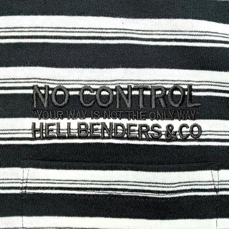 HC BORDER "BIG" LS POLO (BLK)