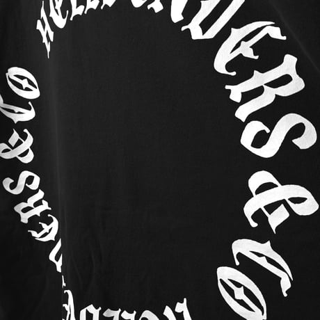 Circle logo 3 LS TEE 6.5oz USA Cotton  (BLK)