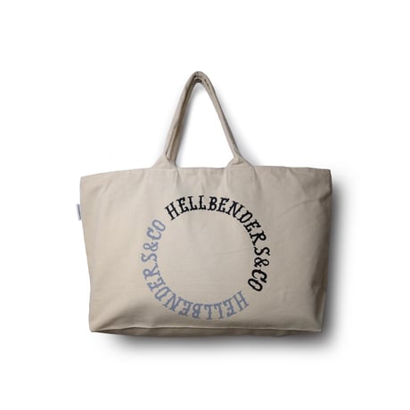 Circle logo ZIP Tote BAG