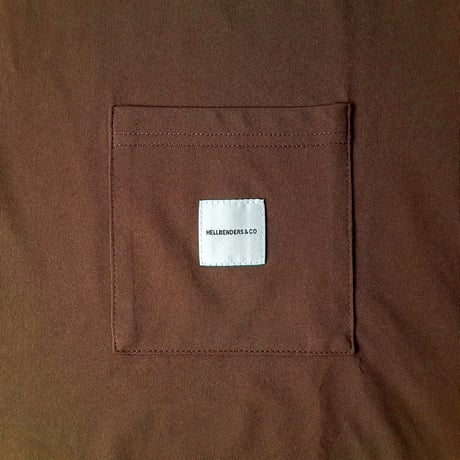 Circle logo　LOOSE SS Pocket TEE dry (Brown)