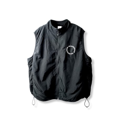 Circle logo 3 nylon vest  (BLK)