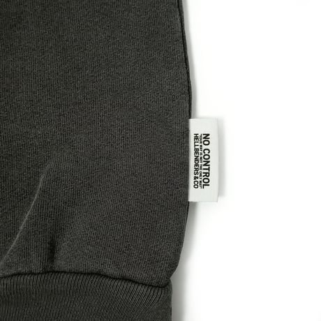 Circle logo 3 Heavy Fleece Hood USA Cotton 14 oz (V/BLK)