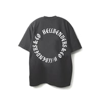 Circle logo 3 SS TEE 6.5oz USA Cotton (V.BLK)