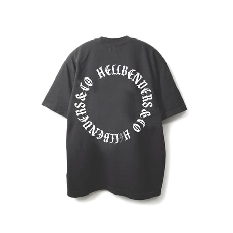 Circle logo 3 SS TEE 6.5oz USA Cotton (V.BLK)