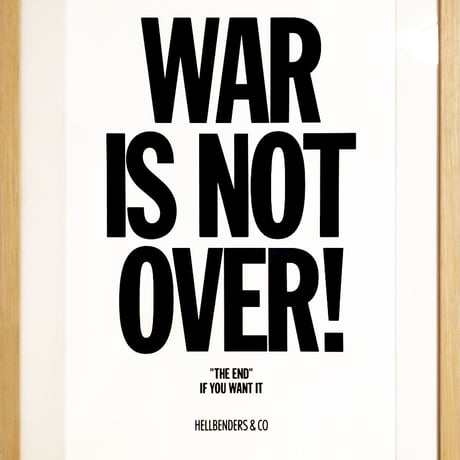WAR IS NOT OVER! Poster