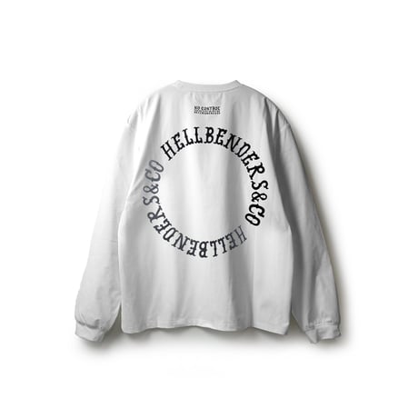Circle logo　LOOSE LS Pocket TEE dry (White)